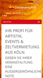 Mobile Screenshot of circusevents-koeln.de